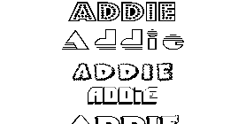 Coloriage Addie