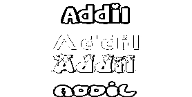 Coloriage Addil