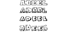 Coloriage Adeel