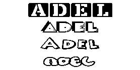 Coloriage Adel