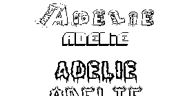 Coloriage Adelie