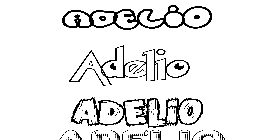 Coloriage Adelio