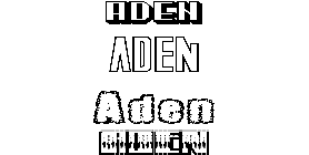 Coloriage Aden
