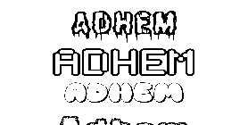 Coloriage Adhem