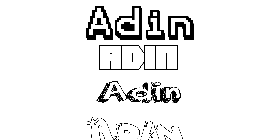 Coloriage Adin