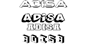 Coloriage Adisa