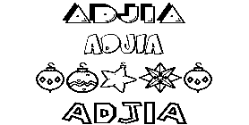 Coloriage Adjia