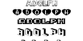 Coloriage Adolph