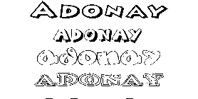 Coloriage Adonay