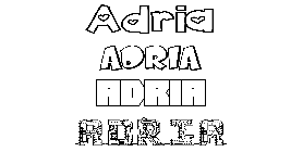 Coloriage Adria