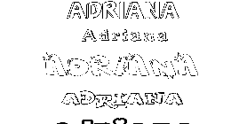 Coloriage Adriana