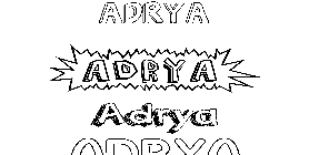 Coloriage Adrya