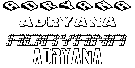 Coloriage Adryana