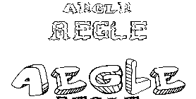 Coloriage Aegle