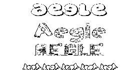 Coloriage Aegle