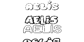 Coloriage Aelis