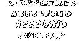 Coloriage Æðelfrid