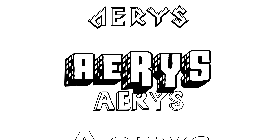 Coloriage Aerys