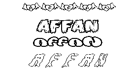 Coloriage Affan