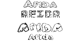 Coloriage Afida