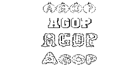 Coloriage Agop