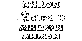 Coloriage Ahron