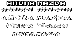 Coloriage Ahura Mazda