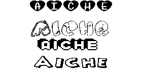 Coloriage Aiche