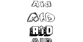 Coloriage Aid