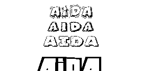 Coloriage Aida