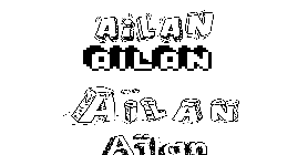 Coloriage Aïlan