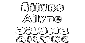Coloriage Ailyne
