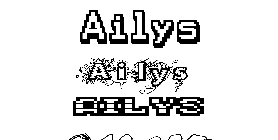 Coloriage Ailys
