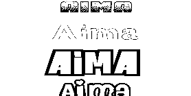 Coloriage Aima