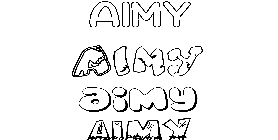 Coloriage Aimy