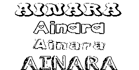 Coloriage Ainara