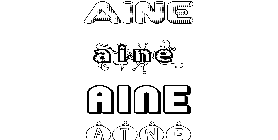 Coloriage Áine