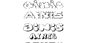 Coloriage Ainis