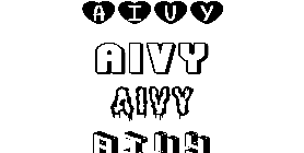 Coloriage Aivy