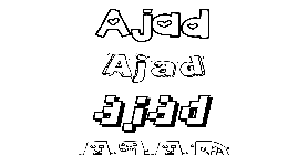 Coloriage Ajad