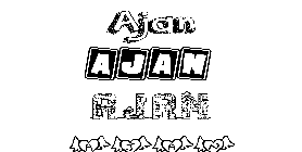 Coloriage Ajan