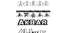 Coloriage Akbar