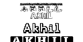 Coloriage Akhil