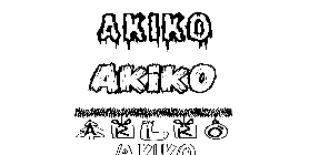 Coloriage Akiko