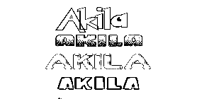 Coloriage Akila