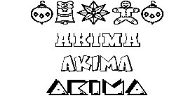 Coloriage Akima