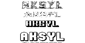 Coloriage Aksyl