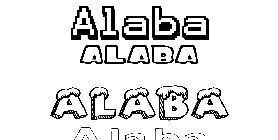 Coloriage Alaba