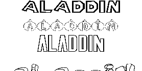 Coloriage Aladdin