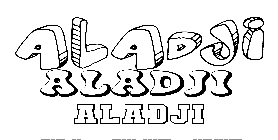 Coloriage Aladji